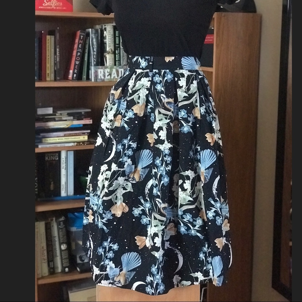 Hell Bunny Starry Night Skirt